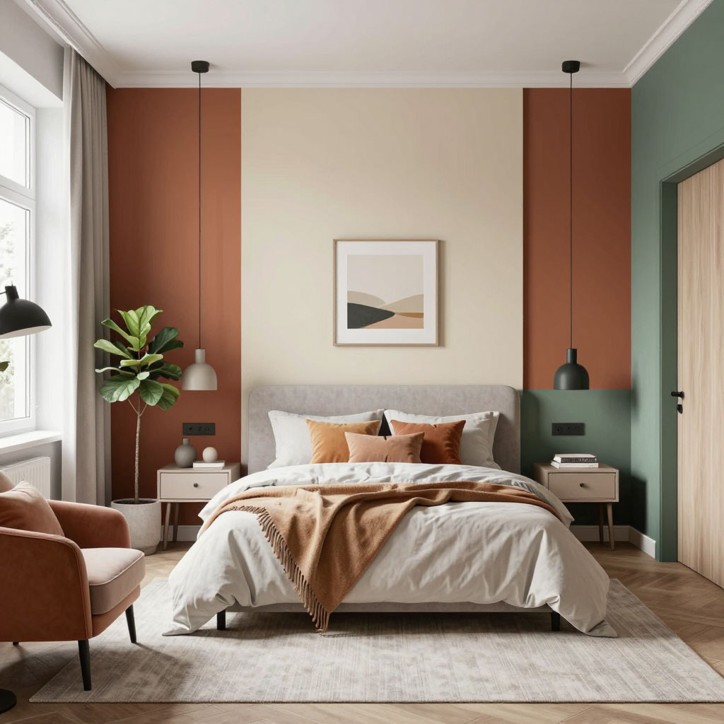 Интерьер с краской X Krasky