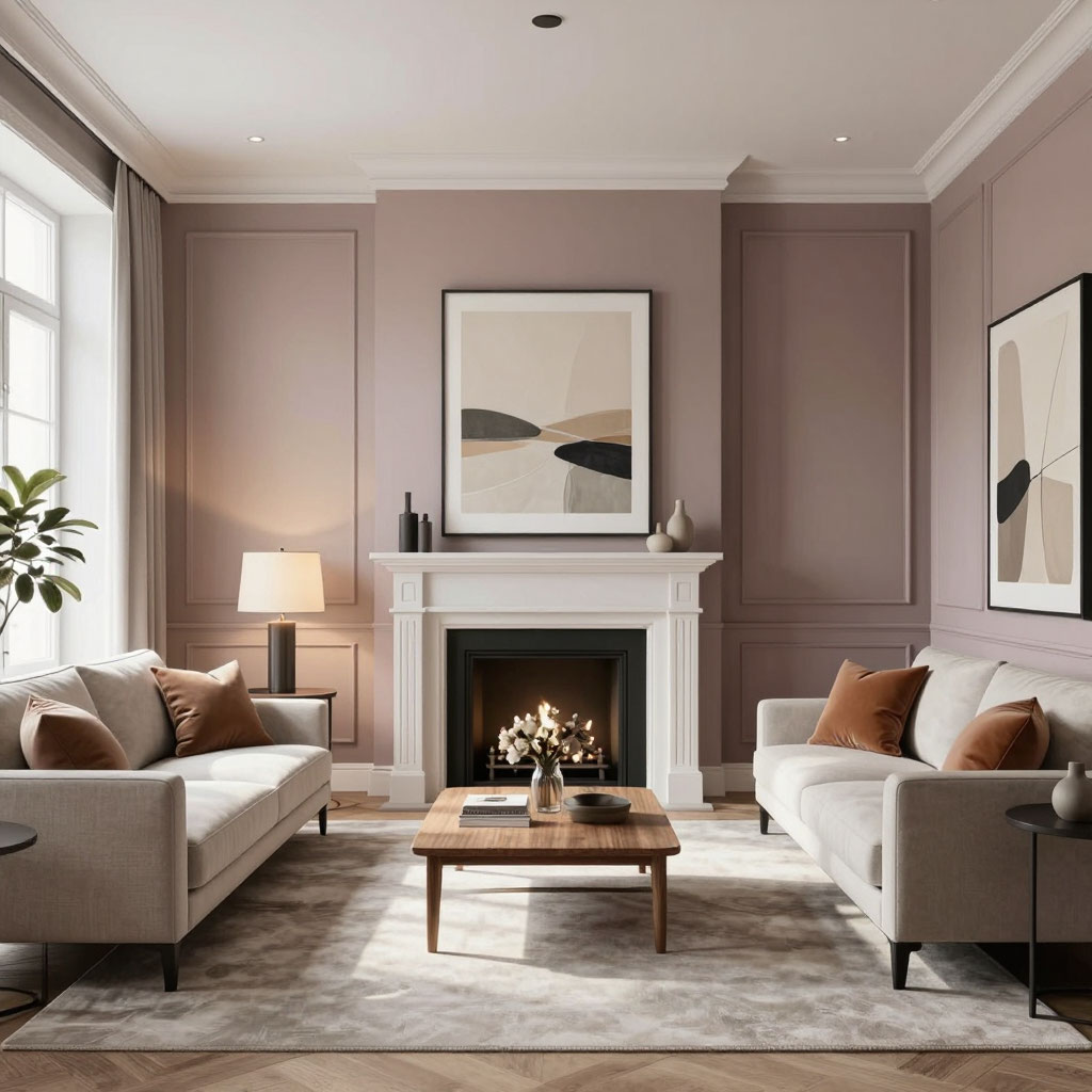 Готовый интерьер с краской X Krasky