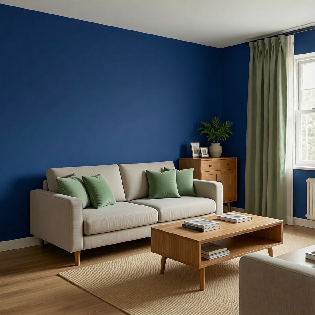 Индиго в интерьере
